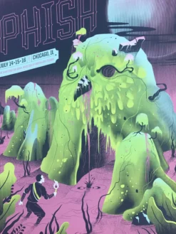 Phish - 2017 Delicious Design League Poster Chicago, IL Northerly Island
