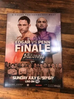 Sold Out Posters UFC Poster Edgar Vs. Penn Finale Ultimate Fighter Tuf Fight Night