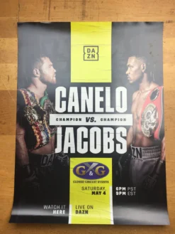 Sold Out Posters Boxing - 2019 Poster Canelo Vs Jacobs