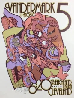 Vandermark 5 - 2004 Andrew Todd Poster Cleveland, OH Beachland Ballroom