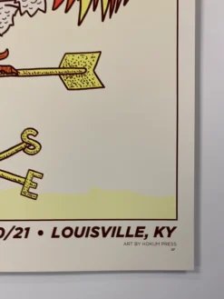 Kings Of Leon - 2017 Tyler Skaggs Poster Louisville, KY KFC Yum! Center