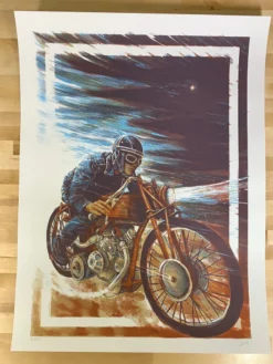 Bless The Wheel - 2021 Zeb Love Poster Motorcycle Art Print Art Prints