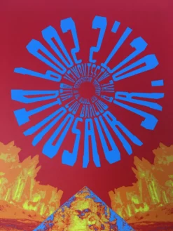 Dinosaur Jr - 2009 Dan MacAdam Crosshair Poster Cambridge, MA Middle East