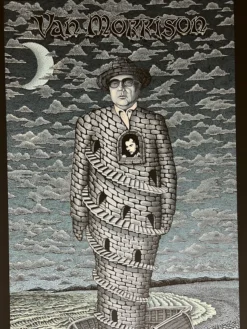 Gig Posters Van Morrison - 2010 Emek Poster Santa Barbara, CA