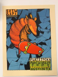 Gig Posters Flatstock 6 - 2005 Jay Ryan Poster Austin, TX Austin Convention Center