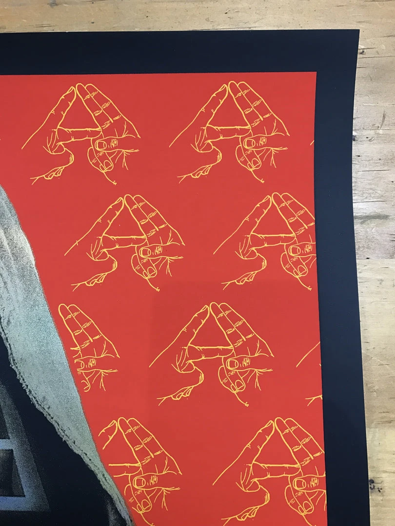 Alt-J - 2015 Emek Poster Santa Barbara Bowl, California FOIL Foil Posters