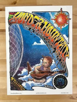 Colorado Yonder Mountain String Band - 2007 Robert Marx Poster The Fillmore Denver, CO 12/31