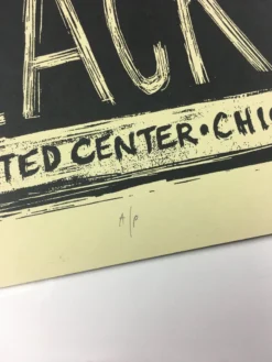 The Black Keys - 2014 Dan Grzeca Poster Chicago, IL United Center