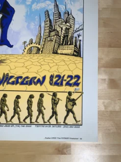 Blues Traveler - 1995 EMEK Poster Los Angeles, CA Wiltern Theatre Gig Posters