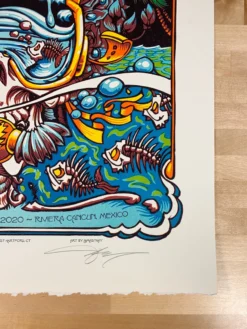 Dead & Company - 2020 AJ Masthay Poster Rivera Cancun Mexico Gig Posters