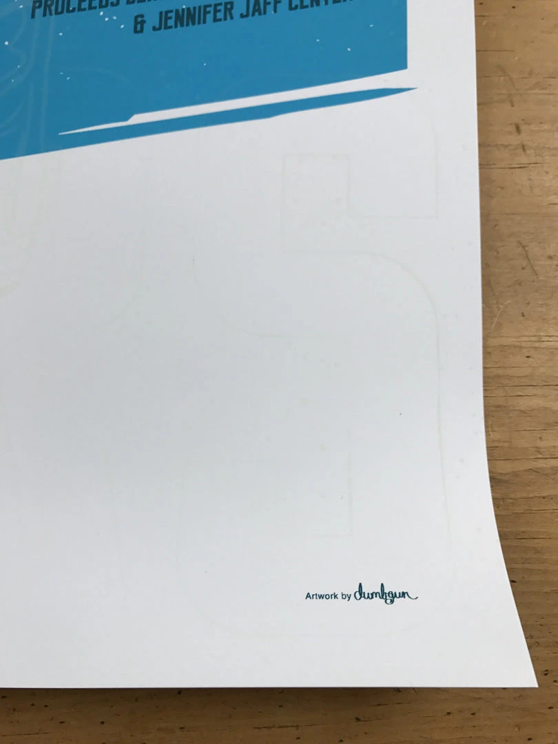 Flight To Mars - 2014 Dumbgun Poster Seattle, WA Showbox