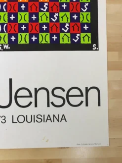 Alfred Jensen - 1973 Art Print Poster Original Vintage Art Prints