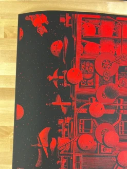 The White Stripes - 2021 Rob Jones Poster Greatest Hits Red/Black Jack White