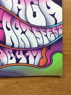 Gig Posters MGMT - 2017 Delicious Design League Poster Montreal, Canada Osheaga Music And Ar