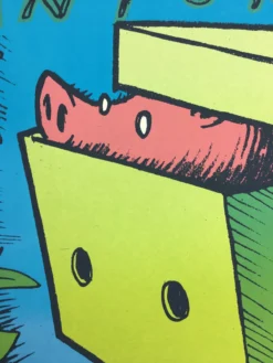 Nonagon - 2009 Jay Ryan Poster Chicago, IL Ronny's