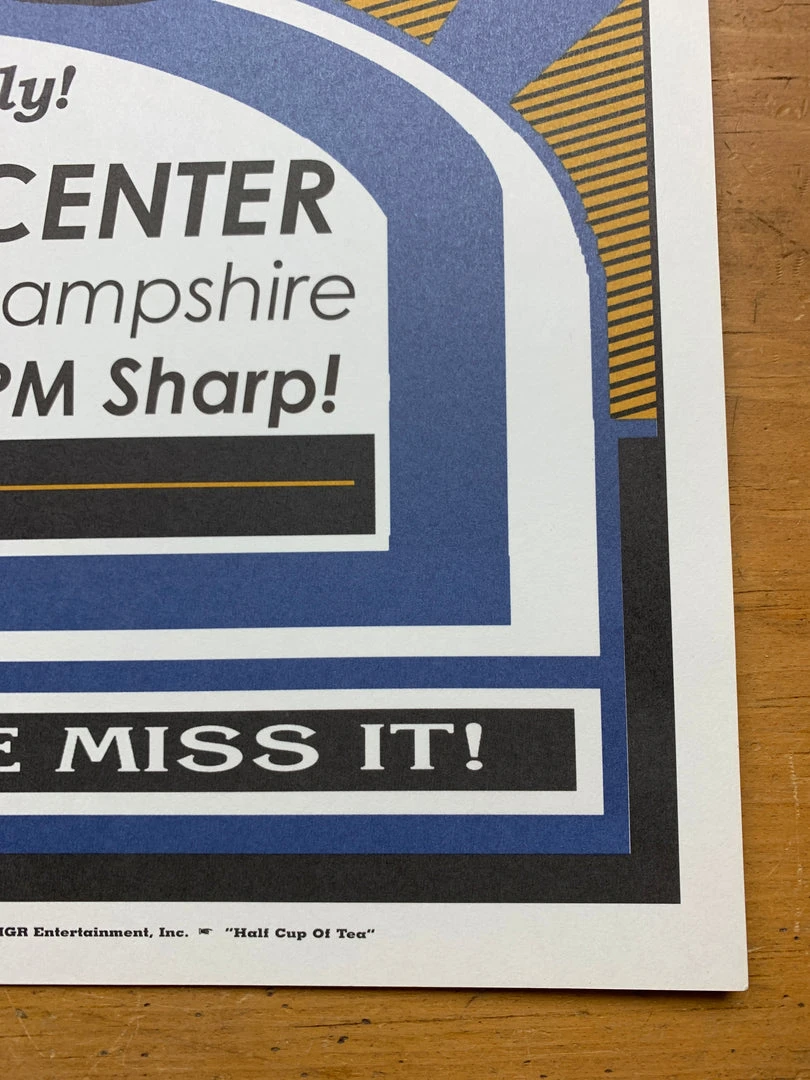 Bob Dylan - 2004 Geoff Gans Poster New Hampshire Whitemore Center