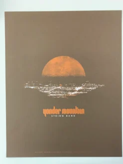 Yonder Mountain String Band - 2008 Table 2 Press Poster Boulder, CO