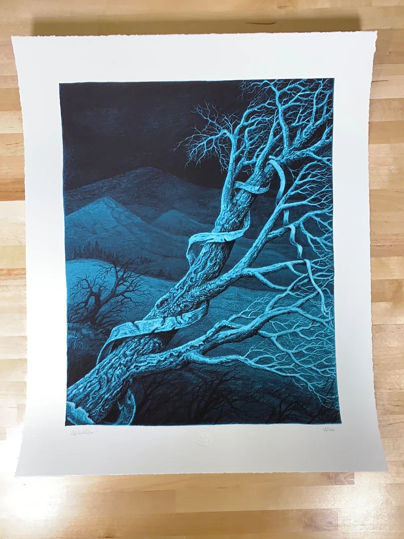 The Pantomime Tree - 2021 David Welker Poster, Art Print Variant Art Prints