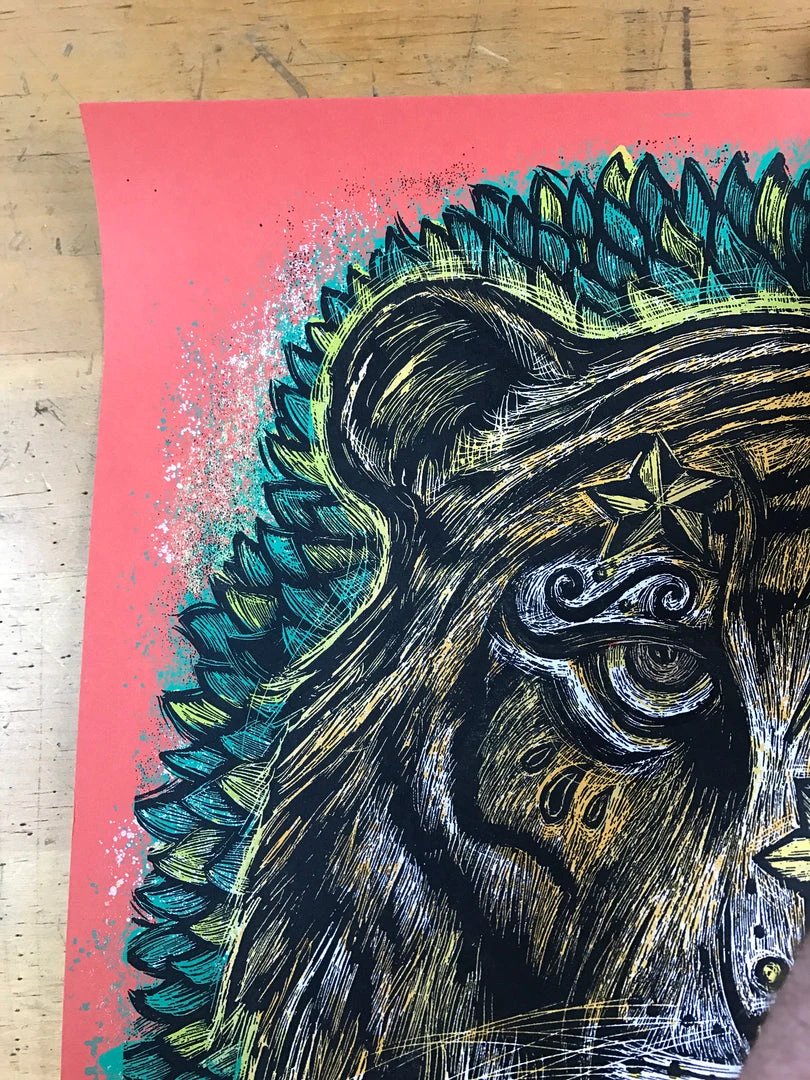 The Black Keys - 2014 Dan Grzeca Poster Chicago, IL United Center S/N