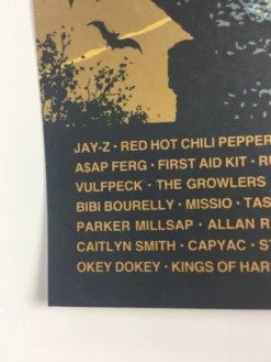 Austin City Limits Festival - 2017 Todd Slater Poster Zilker Park Austin, TX ACL