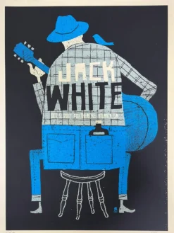 Jack White - 2012 Methane Poster Atlanta, GA Fox Theatre Gig Posters