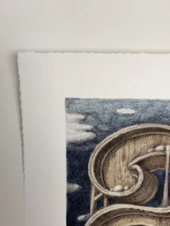 Letter A - 2021 David Welker Poster, Art Print Art Prints