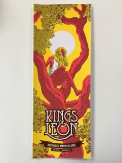 Colorado Kings Of Leon - 2017 Florey Poster Morrison, CO Red Rocks