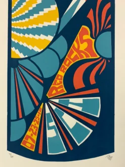 String Cheese Incident - 2010 Tripp Poster Red Rocks Morrison, CO Variant Colorado