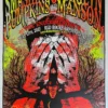 Smashing Pumpkins Marilyn Manson - 2015 Lindsey Kuhn Poster Red Rocks Morrison, CO 1st