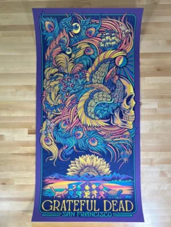 Grateful Dead - 2021 Todd Slater Poster San Francisco, CA Variant Gig Posters