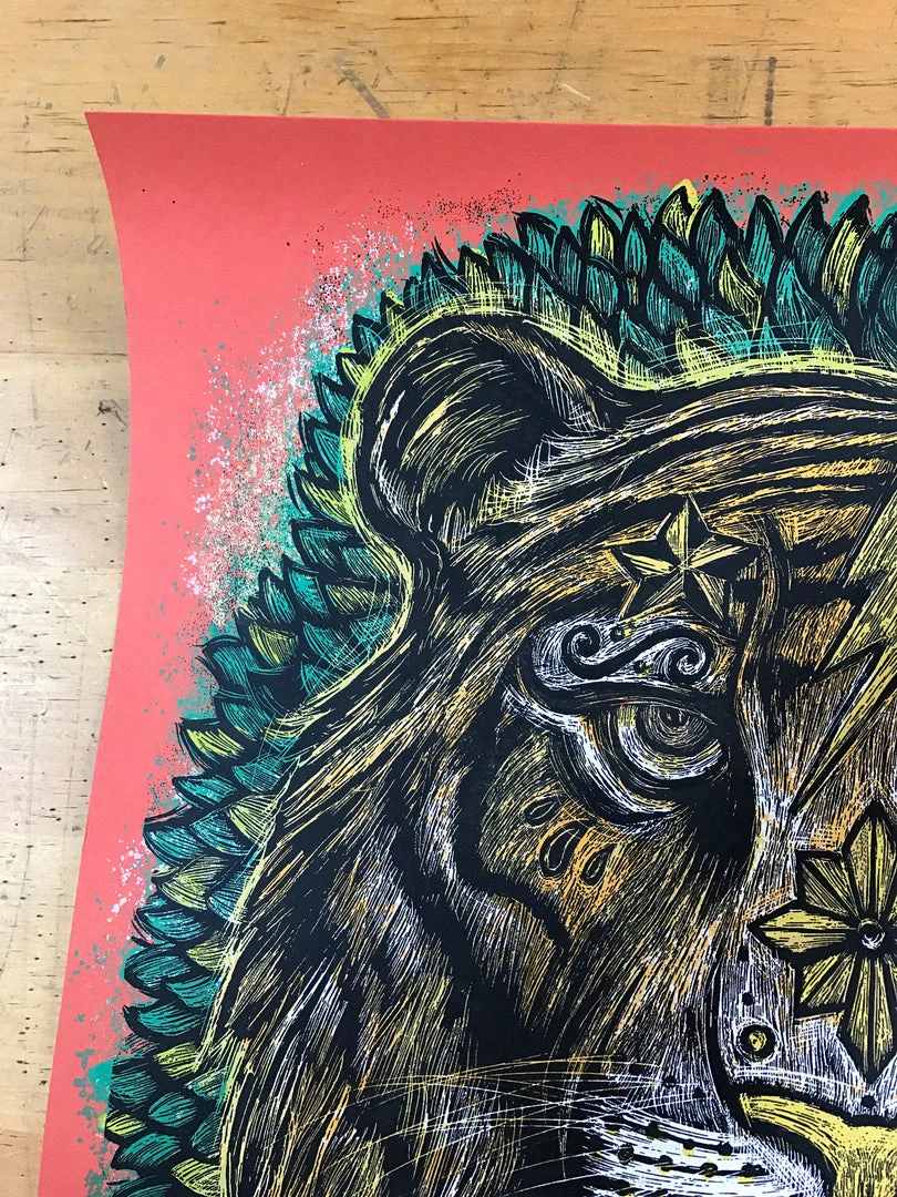 The Black Keys - 2014 Dan Grzeca Poster Chicago, IL United Center S/N