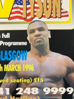 Sold Out Posters Boxing - 1996 Poster Frank Bruno Vs. Mike Tyson Las Vegas, NV MGM