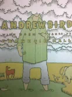 Gig Posters Andrew Bird - 2009 Jay Ryan Poster New York City, NY Carnegie Hall