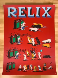 Pied Piper - 2020 Jim Pollock Poster Relix Red Edition Gig Posters