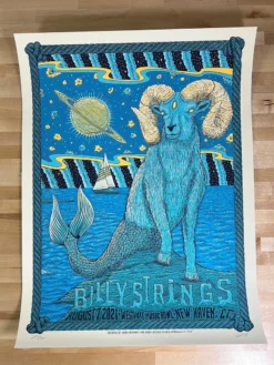 Billy Strings - 2021 Owen Murphy Poster New Haven, CT N2 1st Gig Posters
