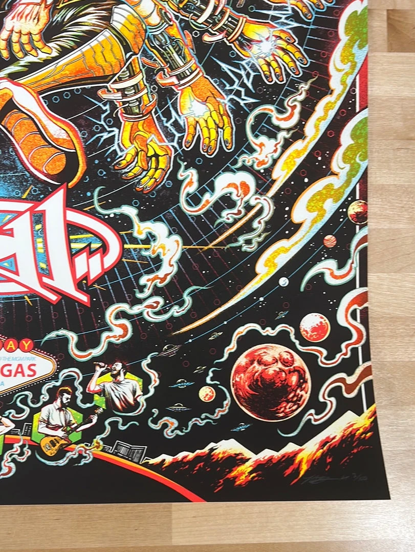 311 - 2022 Miles Tsang Poster Las Vegas, NV S/N Gig Posters