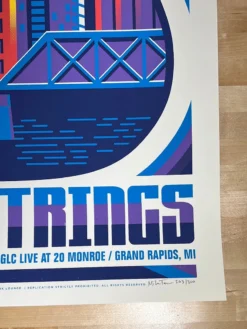 Billy Strings - 2021 2022 Mike Tallman Poster Grand Rapids, MI NYE 1st Gig Posters