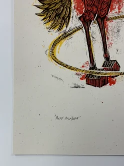 Art Prints Tiny Cowboy - 2009 Dan Grzeca Poster Art Print PINK 21/200