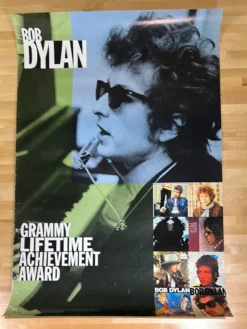 Sold Out Posters Bob Dylan - 1991 Promo Poster Grammy Lifetime Achievement Awards Gig Posters
