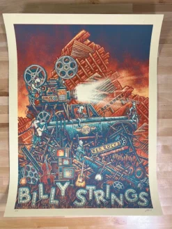 Billy Strings - 2020 Luke Martin Poster Red Rocks Morrison, CO AP Colorado