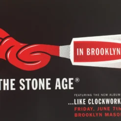 Queens Of The Stone Age - 2013 Kii Arens Poster Brooklyn New York QOTSA