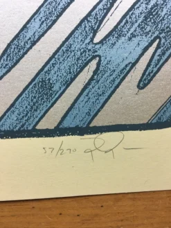 The Thing - 2010 Jay Ryan Poster Smoked Meat & BBQ Tour