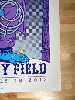 Gig Posters Pearl Jam - 2013 Ames Brothers Poster Purple Gorilla Monkey Wrigley Field 1st Ed