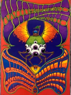 BGP 221 Widespread Panic - 1999 Dave Huckins The Warfield Theatre San Fran 1st Gig Posters