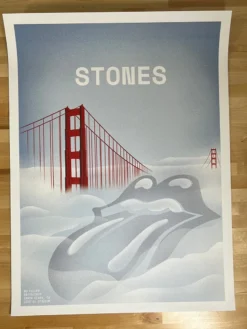 Sold Out Posters Rolling Stones - 2019 Poster No Filter Tour Santa Clara, CA