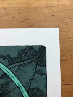 Pig Lady - 2008 John Dyer Baizley Poster Teal Art Prints