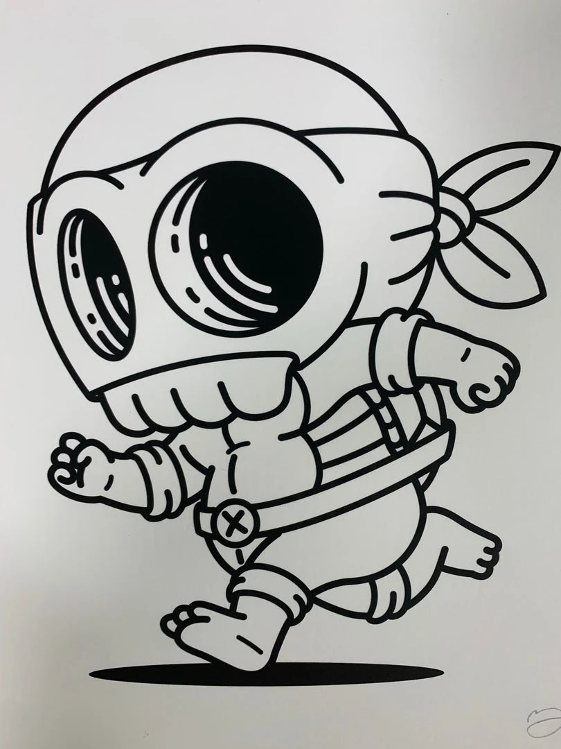 Skully III - 2020 Mike Mitchell Poster Blank Variant Print Art Prints