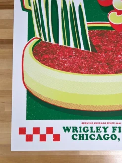 Fall Out Boy - 2021 Mike Tallman Poster Chicago, IL Wrigley Field