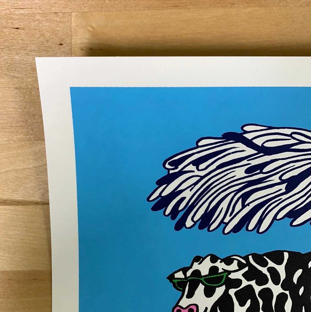 Cows On Vacation - 2021 Jim Pollock Poster Art Print Phish 3/3 Art Prints