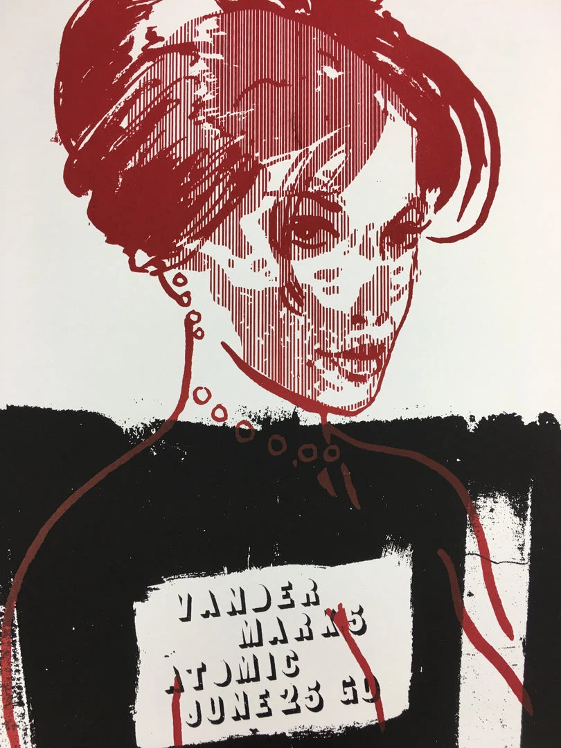 Vandermark 5 - 2004 Casey Burns Poster Carrboro, NC Go Gig Posters